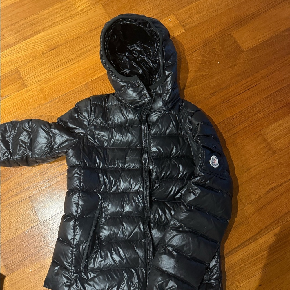Moncler Shiny Black Puffer Jacket